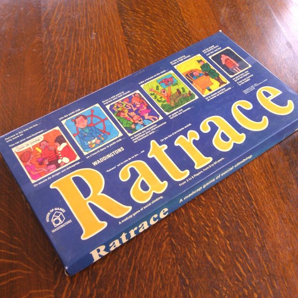 Board Games Ratrace Vintage Le fortuniste 1973 Waddingtons Game Bilingual Info - Picture 15 of 16